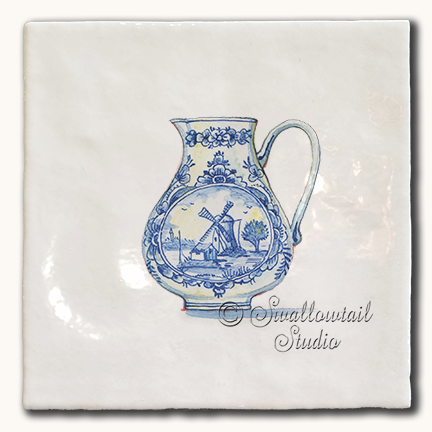 Dutch Windmill Jug