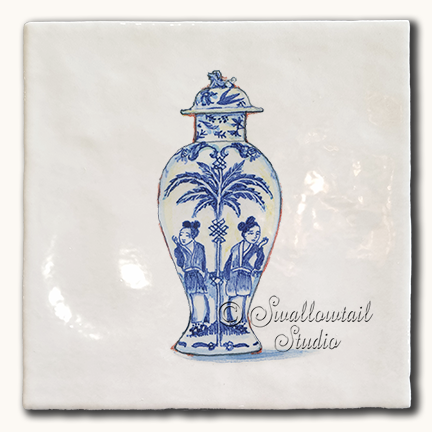 Tall Chinese Jar