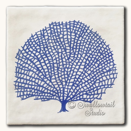 Large Fan Coral Tile