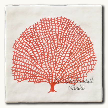 Large Fan Coral Tile