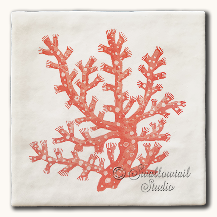 Fringed Coral Tile
