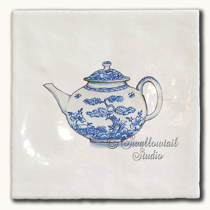 Teapot with Pine Tree