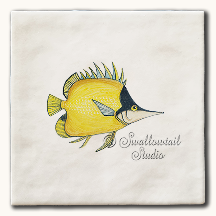 Butterfly Fish Tile