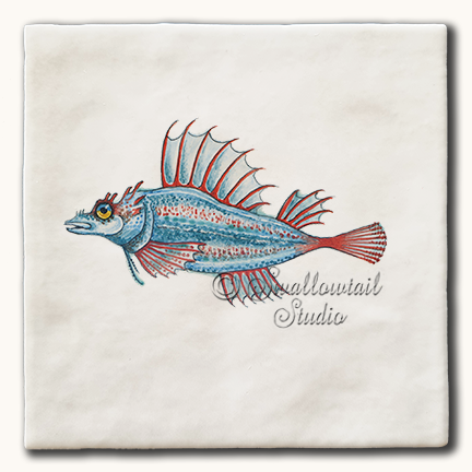 Four Horn Poacher Fish Tile