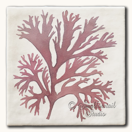 Red Seaweed Tile